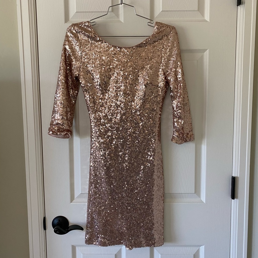 Lulus sequin dress